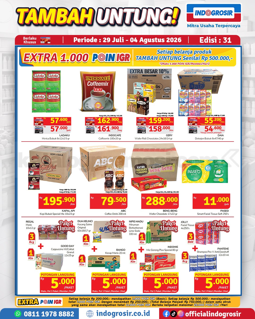 Promo Indogrosir TAMBAH UNTUNG 29 Juli - 04 Agustus 2026