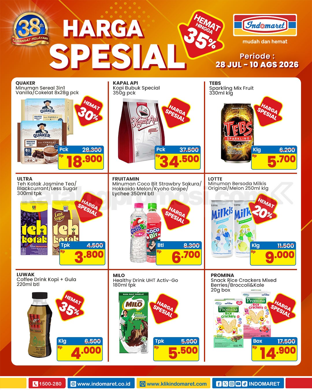 Promo Indomaret Harga Spesial Diskon hingga 45%