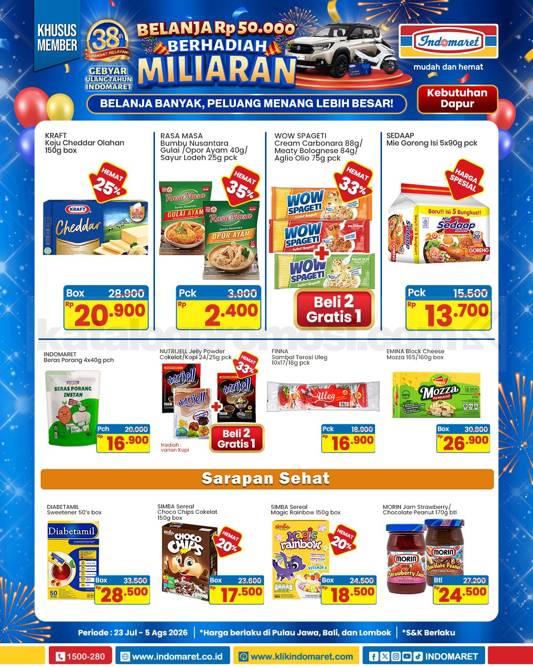 Promo Indomaret Katalog Terbaru 23 Juli - 05 Agustus 2026