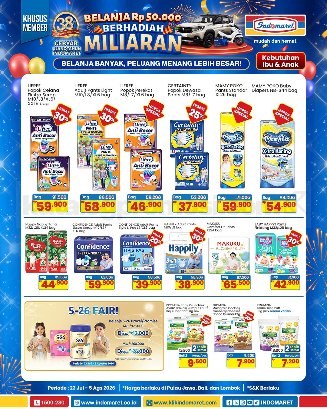 Promo Indomaret Katalog Terbaru 23 Juli - 05 Agustus 2026