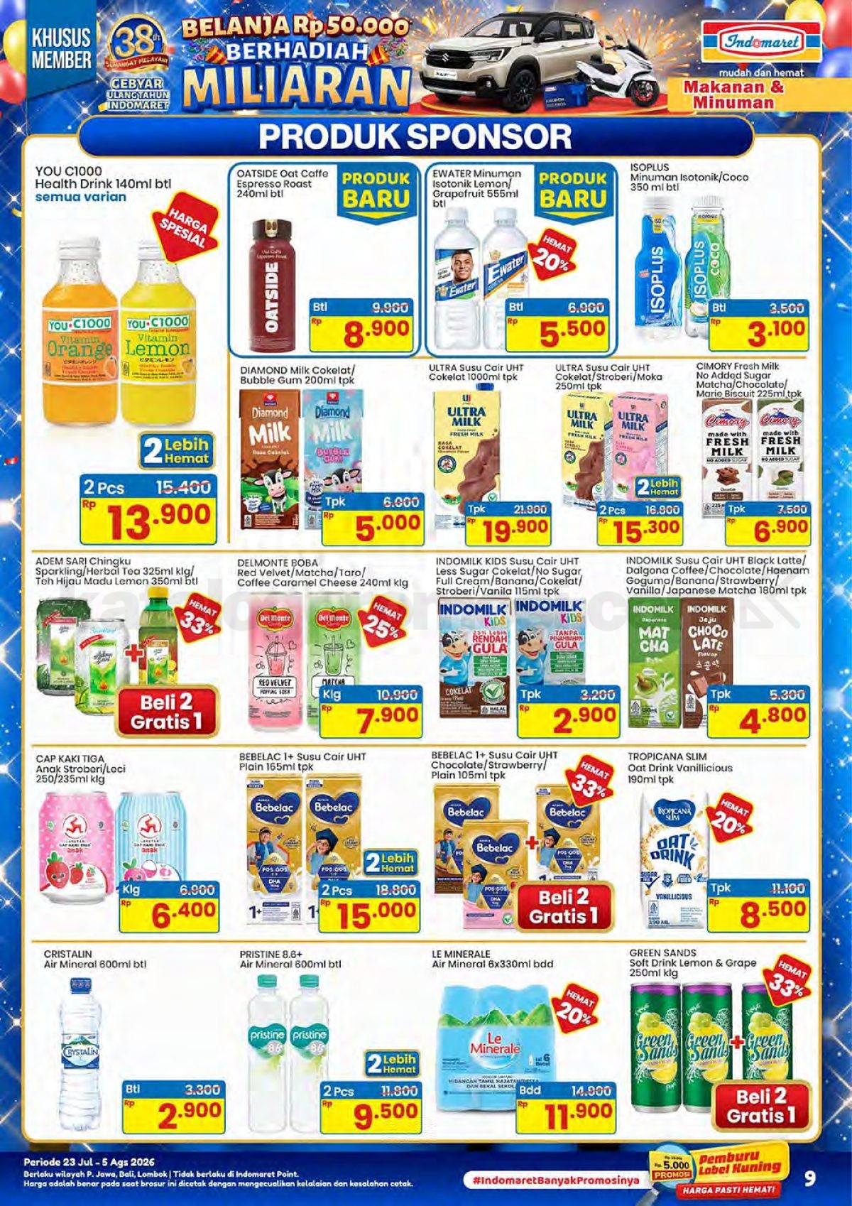 Promo Indomaret Katalog Terbaru 30 Juli - 05 Agustus 2026
