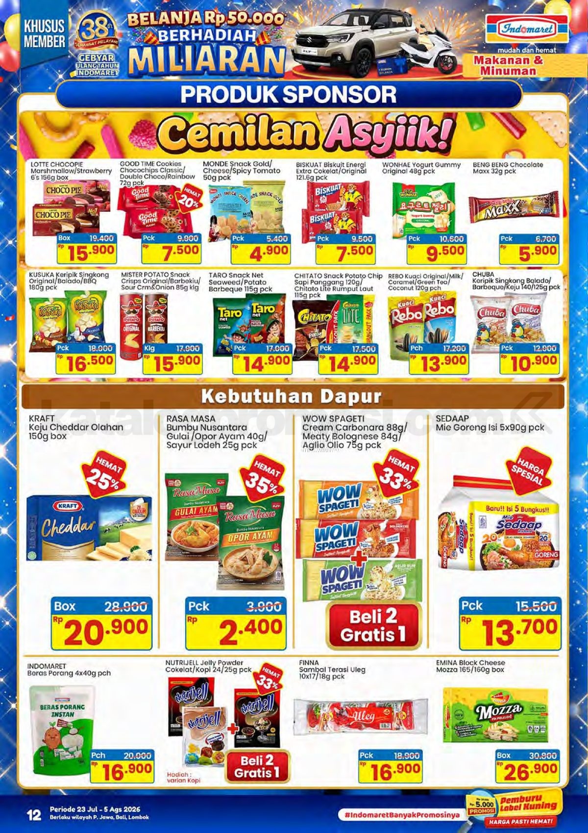 Promo Indomaret Katalog Terbaru 30 Juli - 05 Agustus 2026