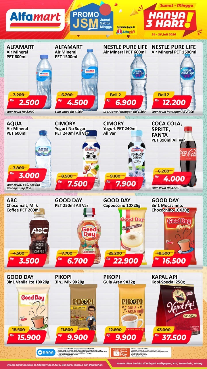 Promo JSM ALFAMART 24-26 Juli 2026 MINGGU INI