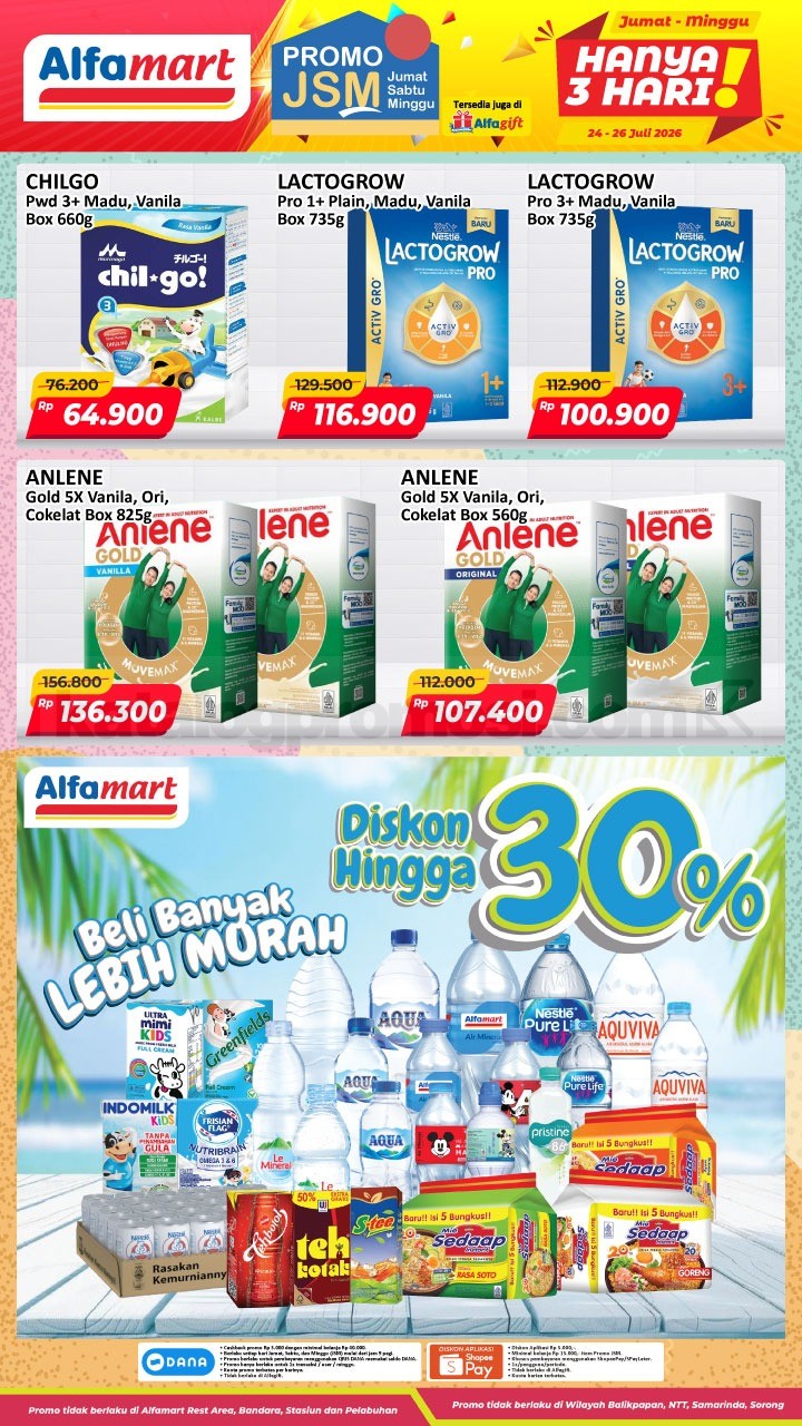Promo JSM ALFAMART 24-26 Juli 2026 MINGGU INI