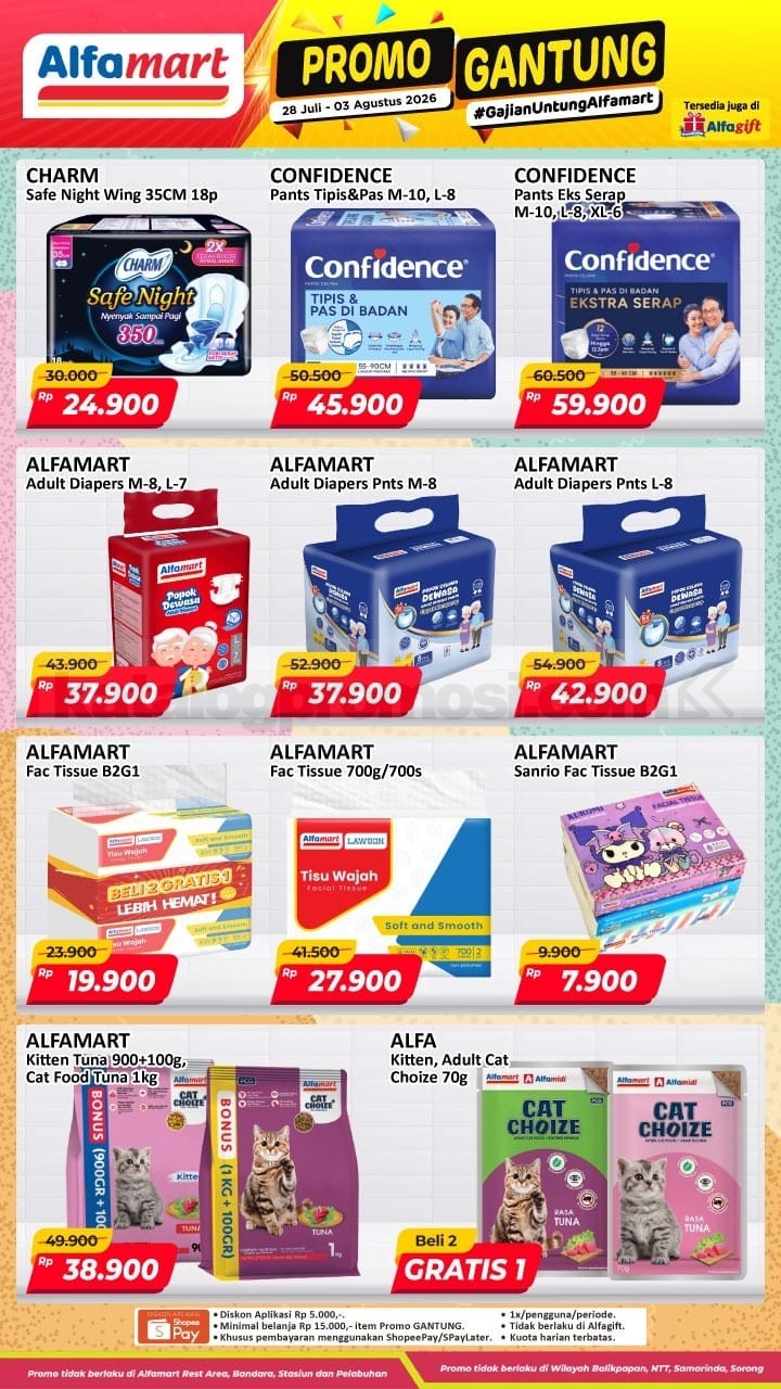 Promo JSM ALFAMART 31 Juli - 02 Agustus 2026 MINGGU INI Promo JSM ALFAMART 31 Juli - 02 Agustus 2026 MINGGU INI