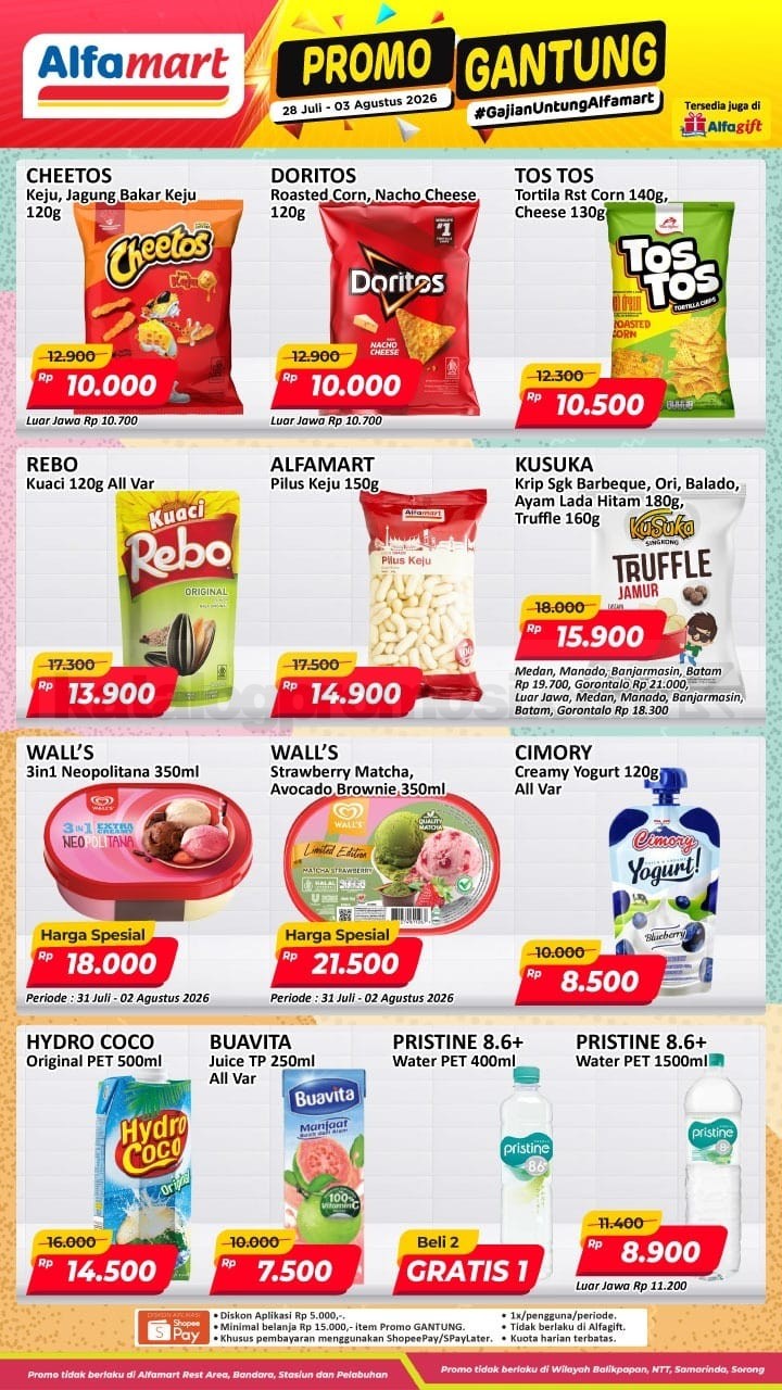 Promo JSM ALFAMART 31 Juli - 02 Agustus 2026 MINGGU INI Promo JSM ALFAMART 31 Juli - 02 Agustus 2026 MINGGU INI 2