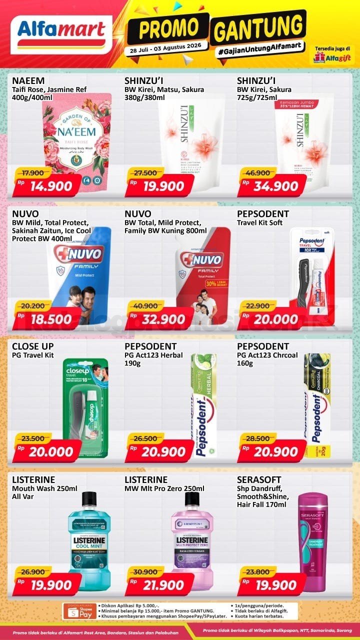 Promo JSM ALFAMART 31 Juli - 02 Agustus 2026 MINGGU INI Promo JSM ALFAMART 31 Juli - 02 Agustus 2026 MINGGU INI 9