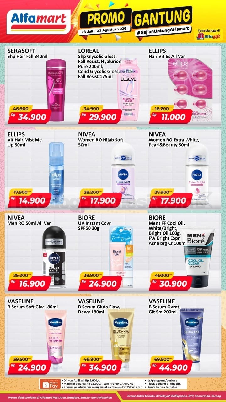 Promo JSM ALFAMART 31 Juli - 02 Agustus 2026 MINGGU INI Promo JSM ALFAMART 31 Juli - 02 Agustus 2026 MINGGU INI 13