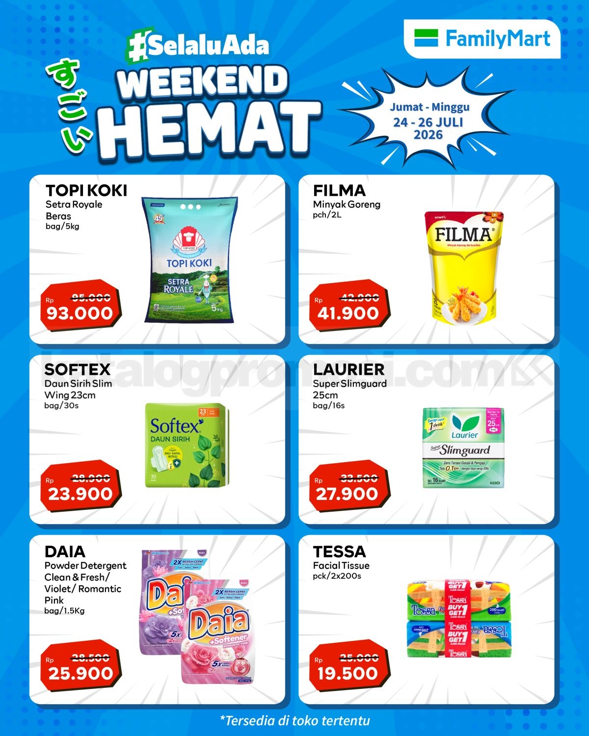 Promo JSM FAMILYMART 24-26 Juli 2026 Promo JSM FAMILYMART 24-26 Juli 2026