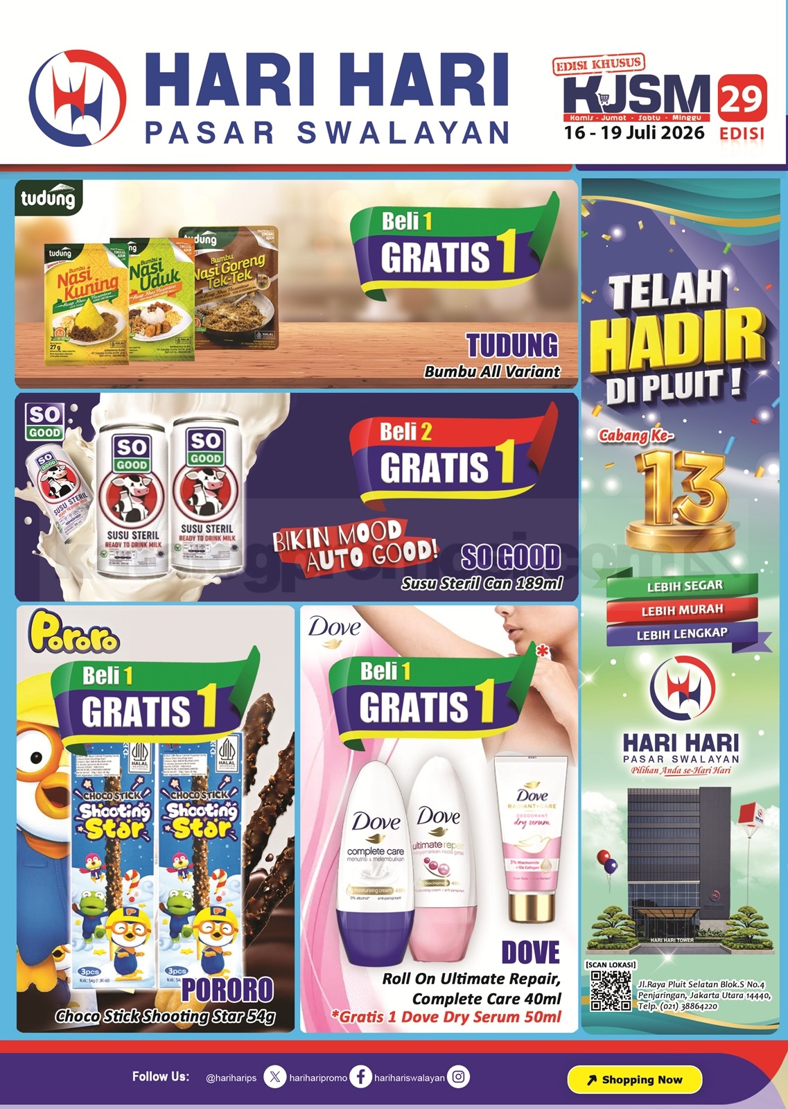 Promo JSM Hari Hari Swalayan 16-19 Juli 2026