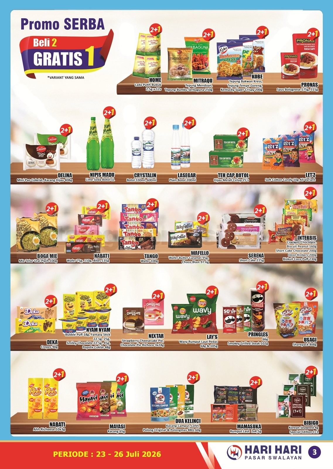 Promo JSM Hari Hari Swalayan 23-26 Juli 2026