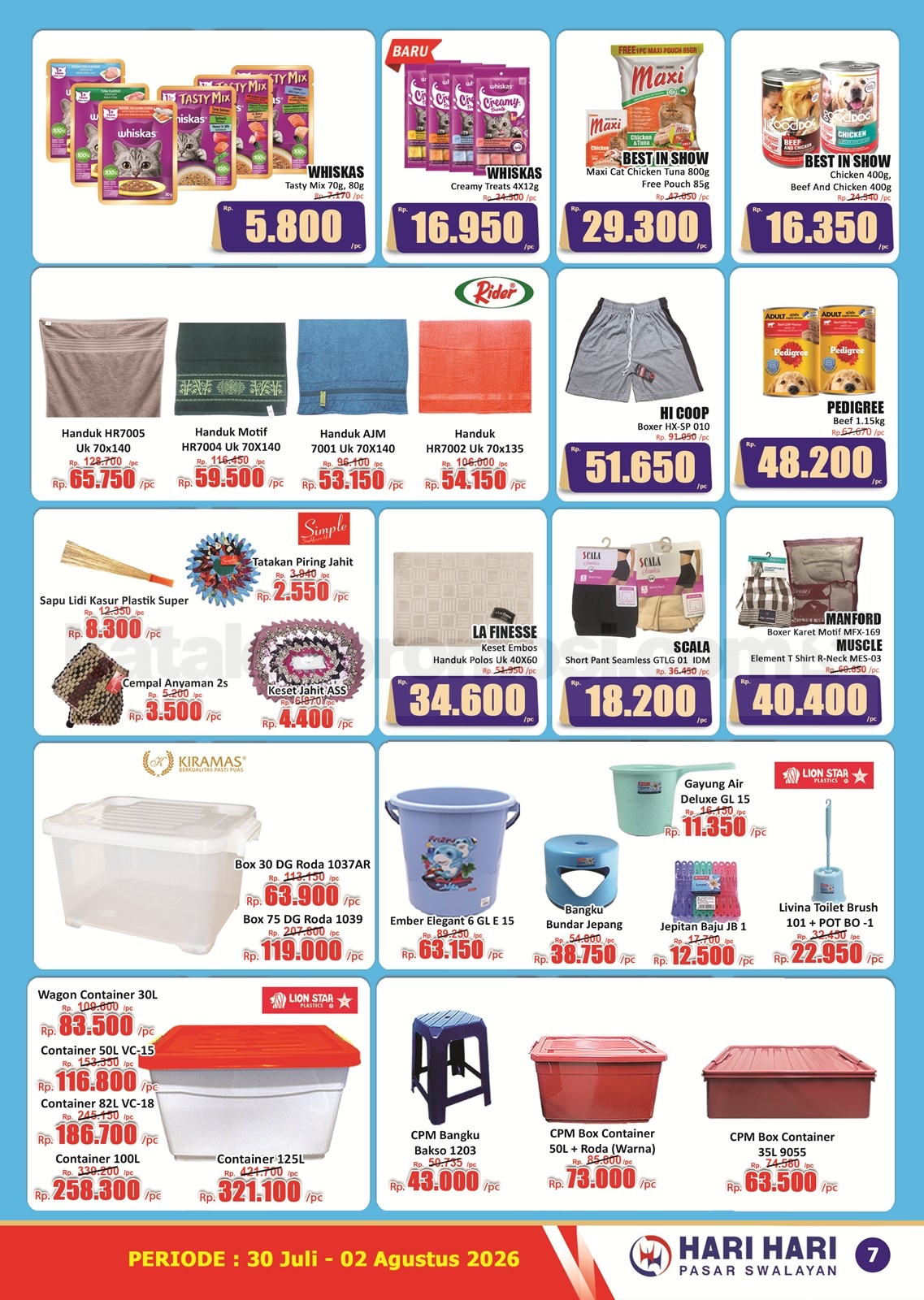 Promo JSM Hari Hari Swalayan 30 Juli - 02 Agustus 2026 Promo JSM Hari Hari Swalayan 30 Juli - 02 Agustus 2026 6