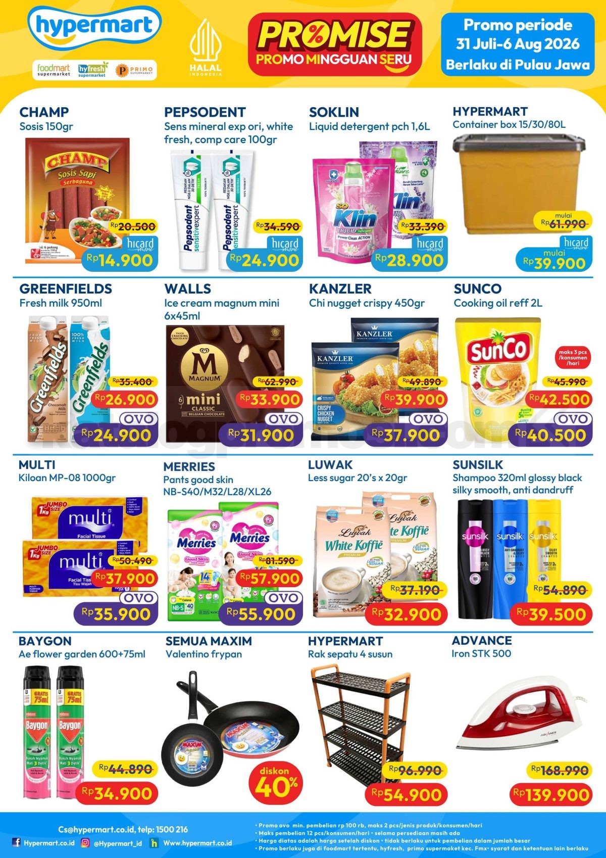 Promo Hypermart Weekday 03-06 Agustus 2026