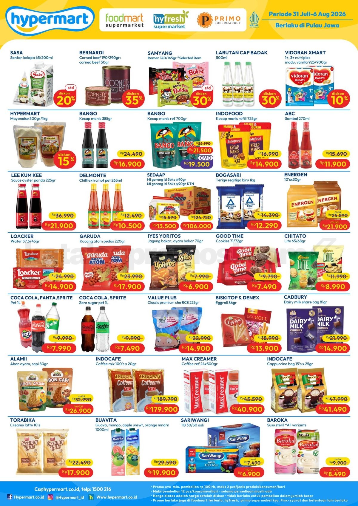 Promo Hypermart Weekday 03-06 Agustus 2026