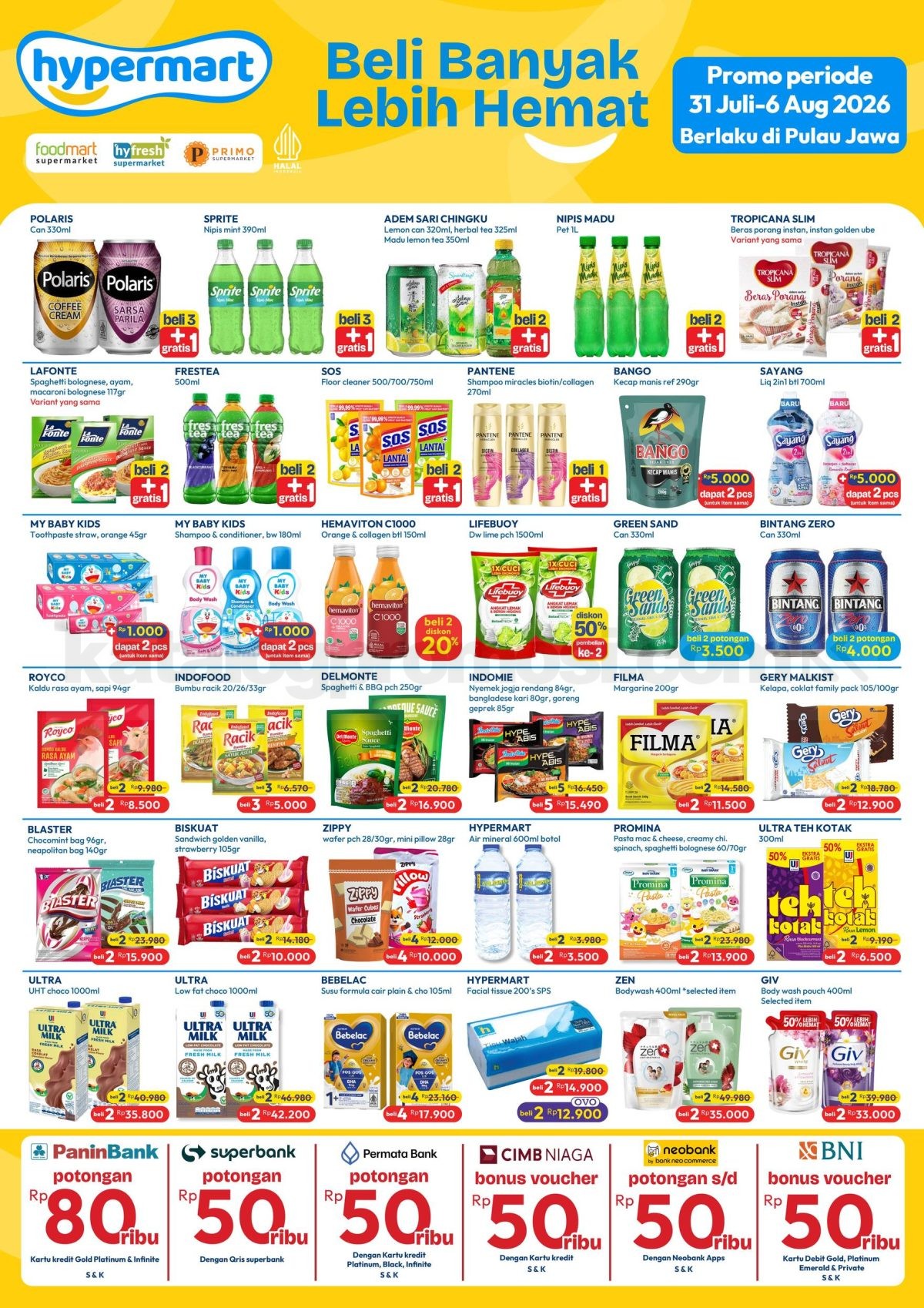 PROMO JSM HYPERMART 31 Juli - 06 Agustus 2026