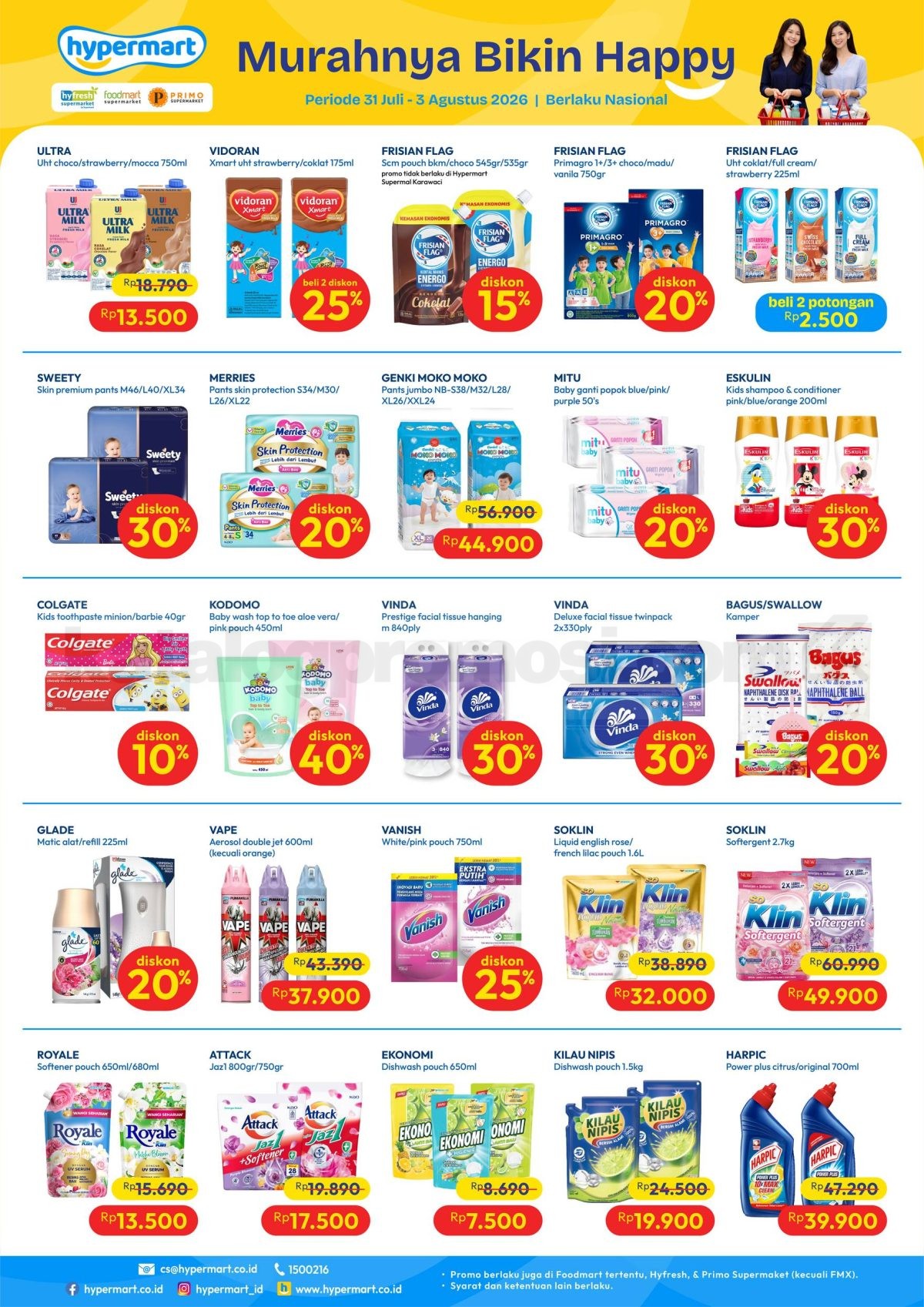 Promo Hypermart Weekday 03-06 Agustus 2026 Promo Hypermart Weekday 03-06 Agustus 2026 10