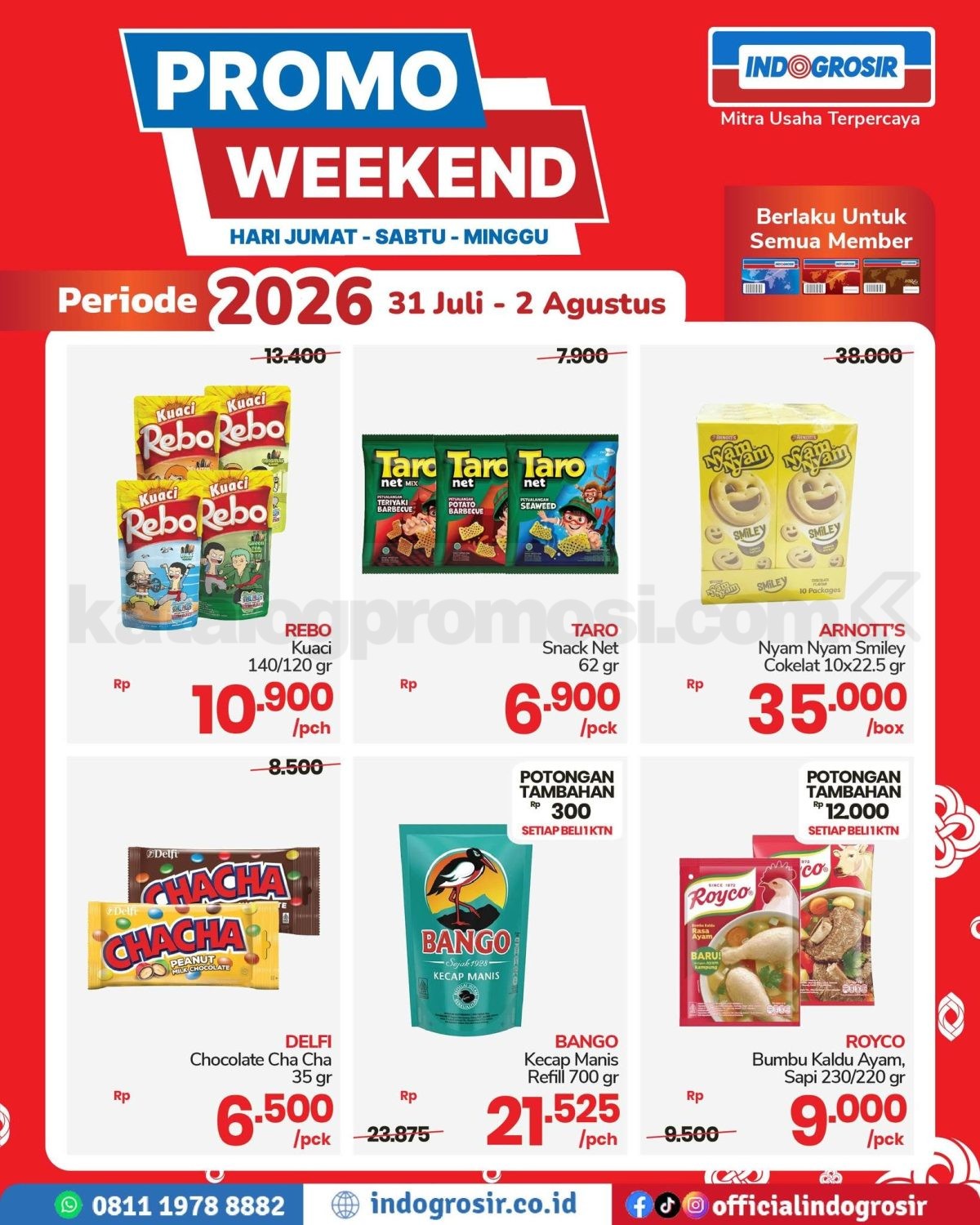 Promo JSM INDOGROSIR WEEKEND 31 Juli - 02 Agustus 2026 Promo JSM INDOGROSIR WEEKEND 31 Juli - 02 Agustus 2026 1
