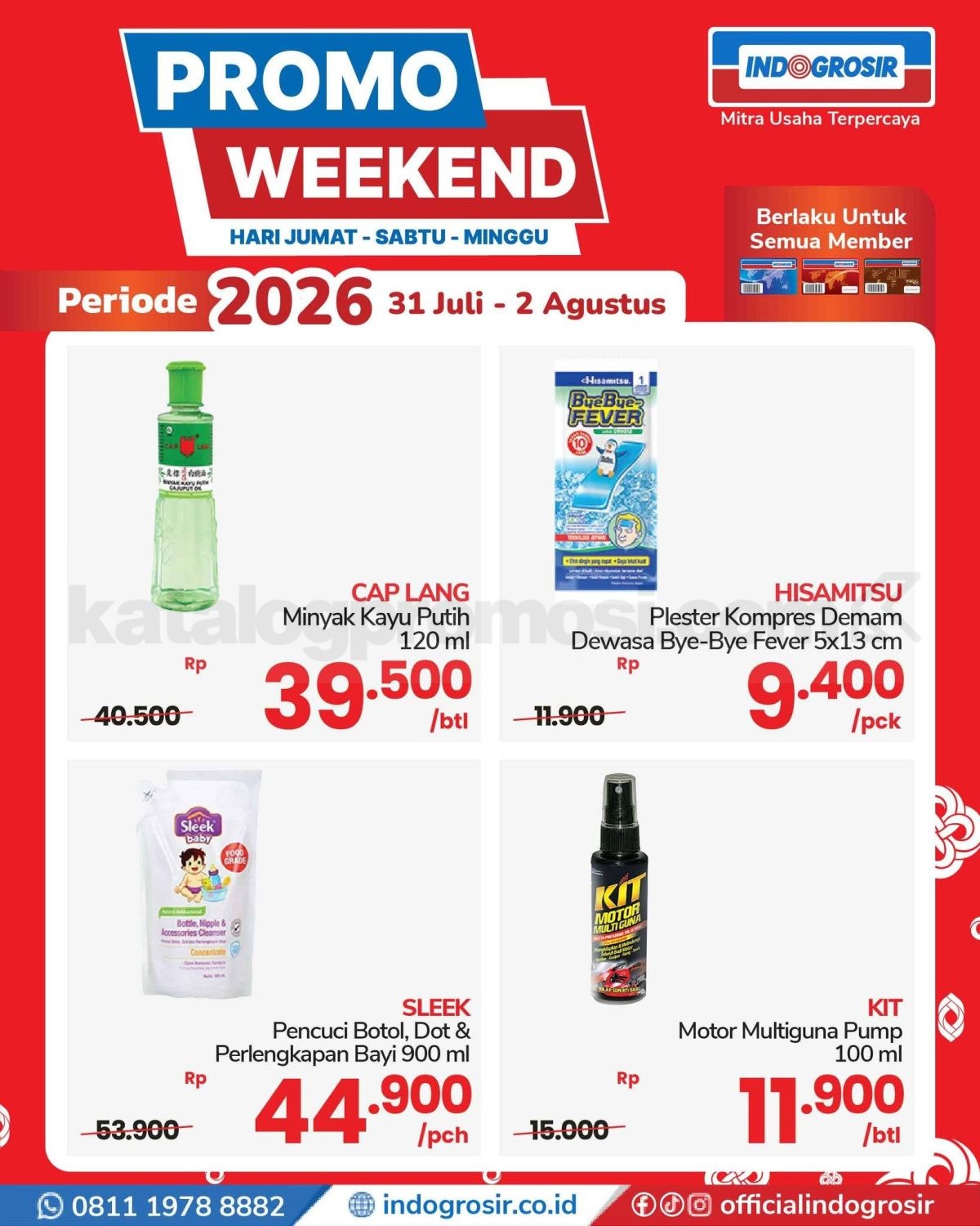 Promo JSM INDOGROSIR WEEKEND 31 Juli - 02 Agustus 2026 Promo JSM INDOGROSIR WEEKEND 31 Juli - 02 Agustus 2026 4