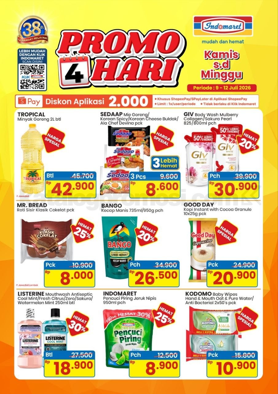 Promo JSM INDOMARET MINGGU INI 09-12 Juli 2026