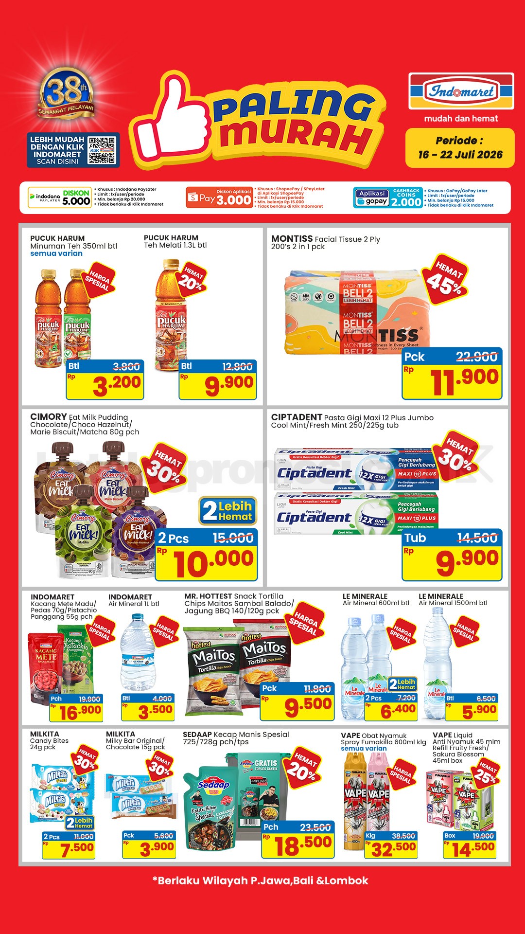 Promo JSM INDOMARET MINGGU INI 17-19 Juli 2026