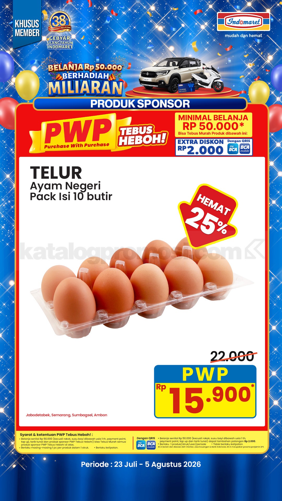 Promo JSM INDOMARET MINGGU INI 24-26 Juli 2026