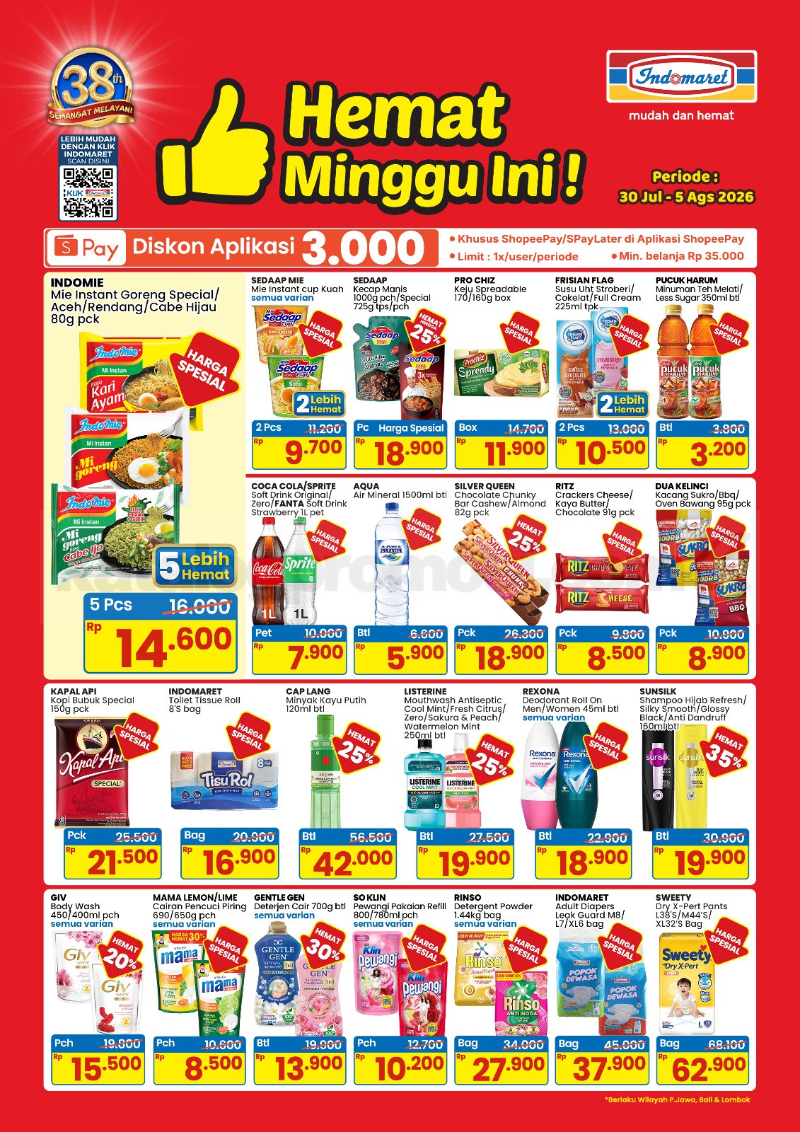 Promo JSM INDOMARET MINGGU INI 31 Juli - 02 Agustus 2026