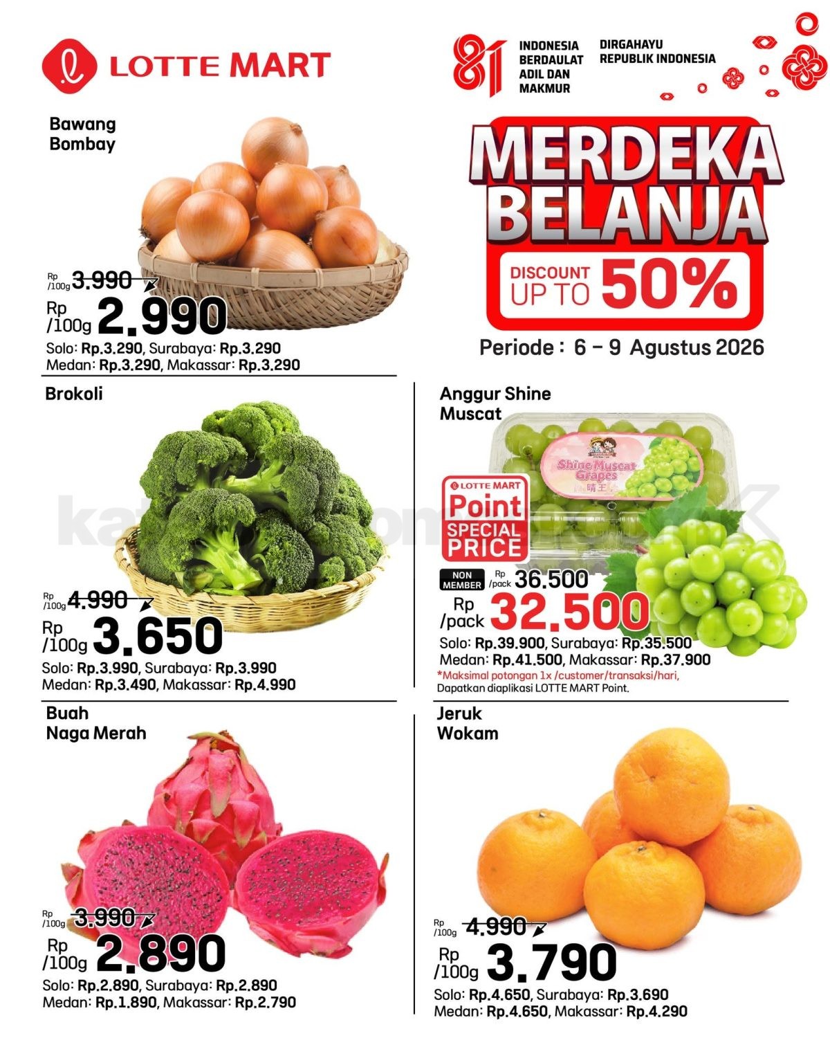 Promo JSM LOTTEMART WEEKEND 06-09 Agustus 2026
