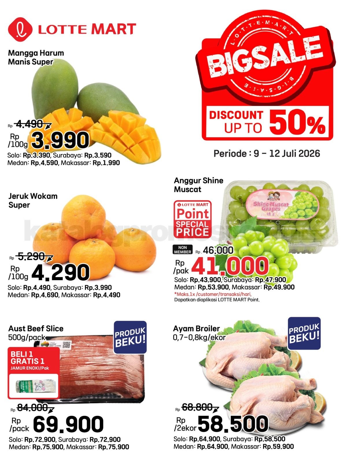 Promo JSM LOTTEMART WEEKEND 09-12 Juli 2026