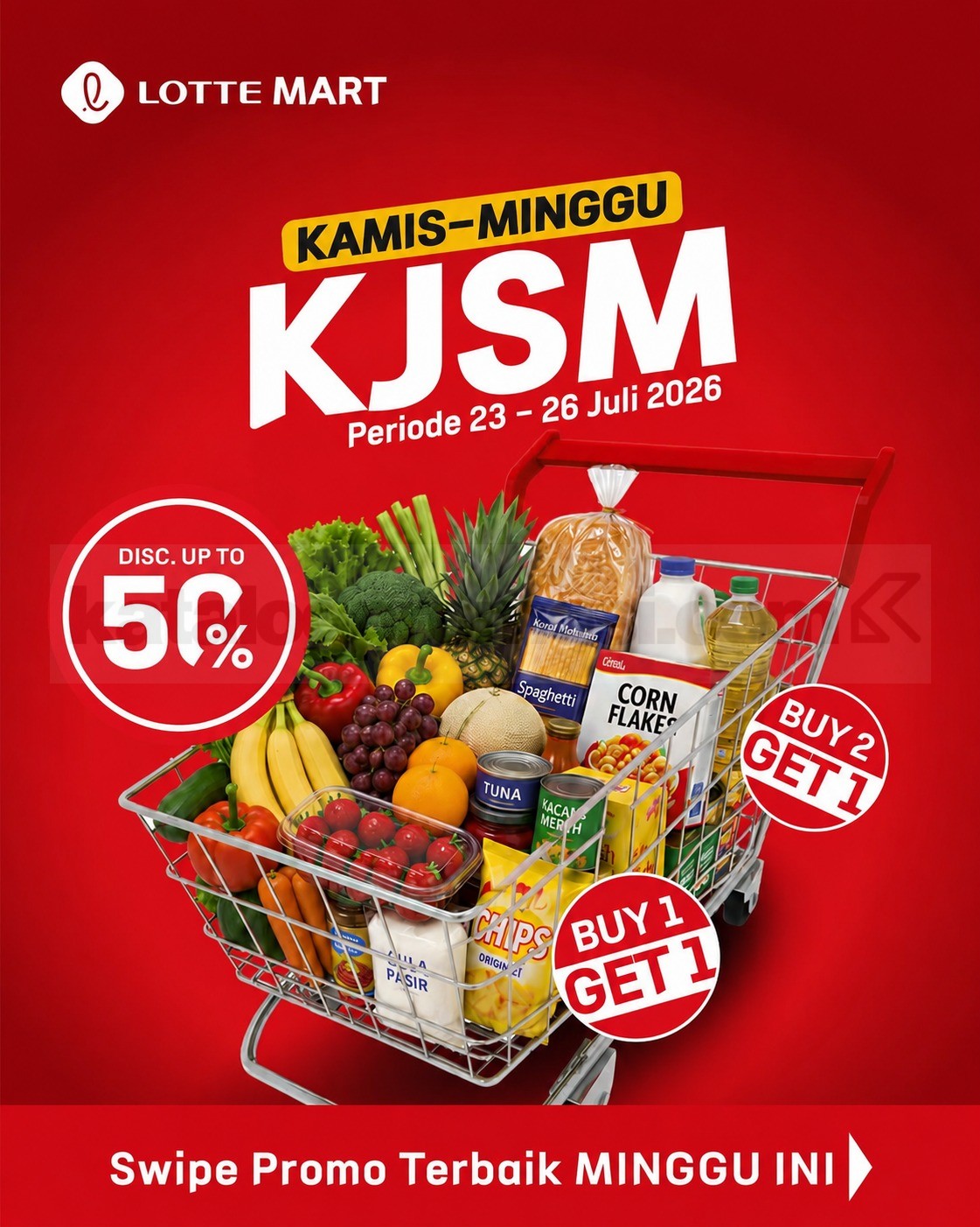 Promo JSM LOTTEMART WEEKEND 23-26 Juli 2026