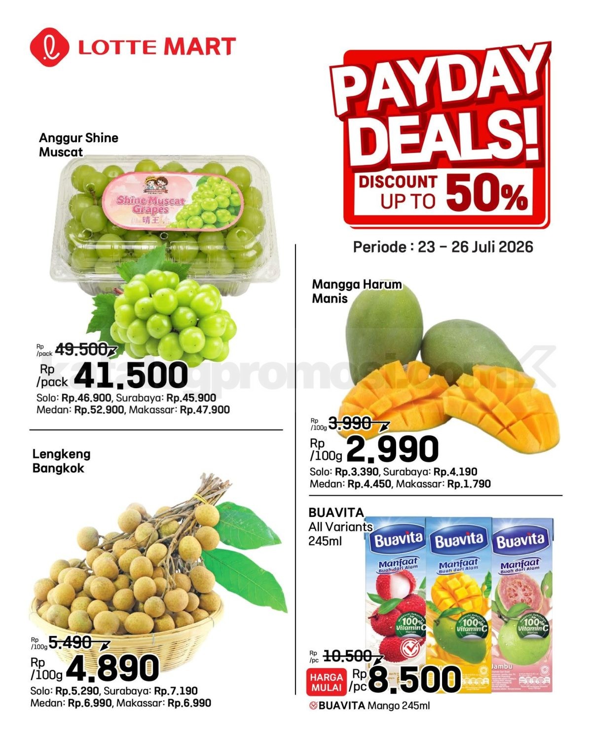 Promo JSM LOTTEMART WEEKEND 23-26 Juli 2026