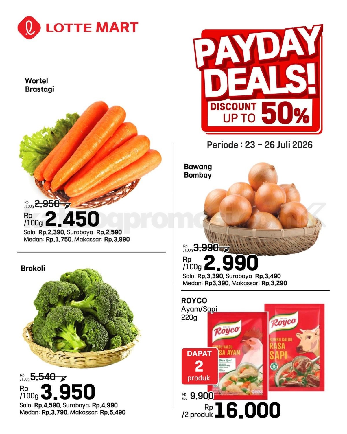 Promo JSM LOTTEMART WEEKEND 23-26 Juli 2026