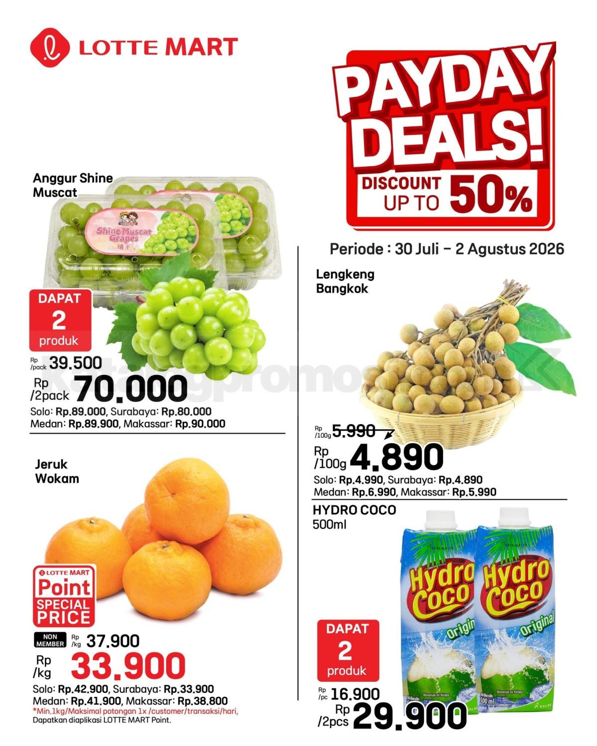 Promo JSM LOTTEMART WEEKEND 30 Juli - 02 Agustus 2026