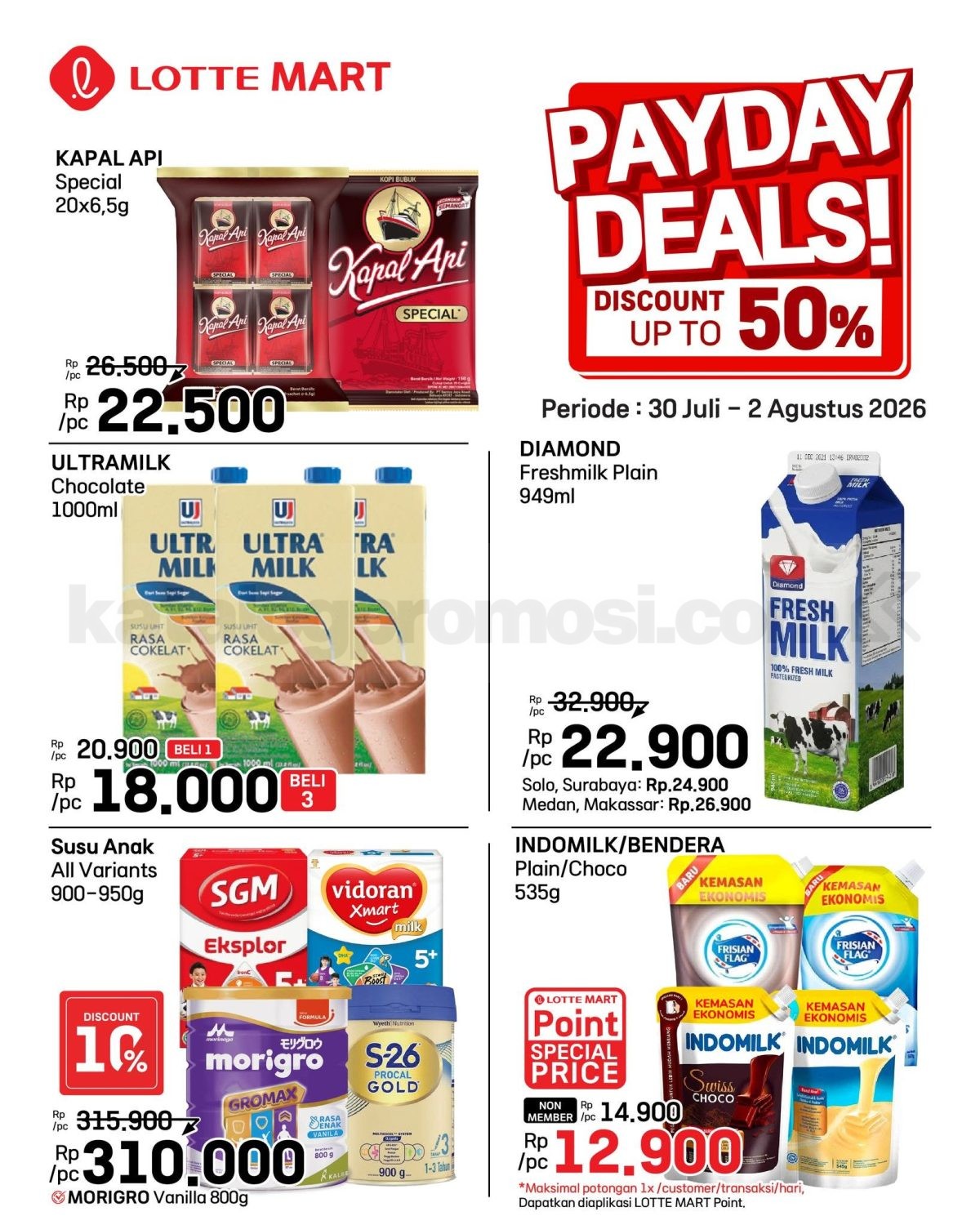 Promo JSM LOTTEMART WEEKEND 30 Juli - 02 Agustus 2026
