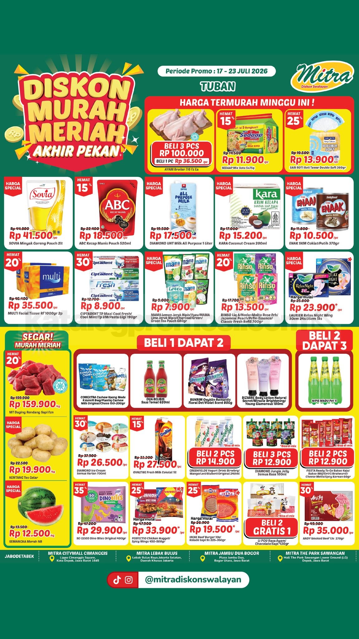 Promo JSM Mitra Diskon Swalayan Akhir Pekan 17-23 Juli 2026