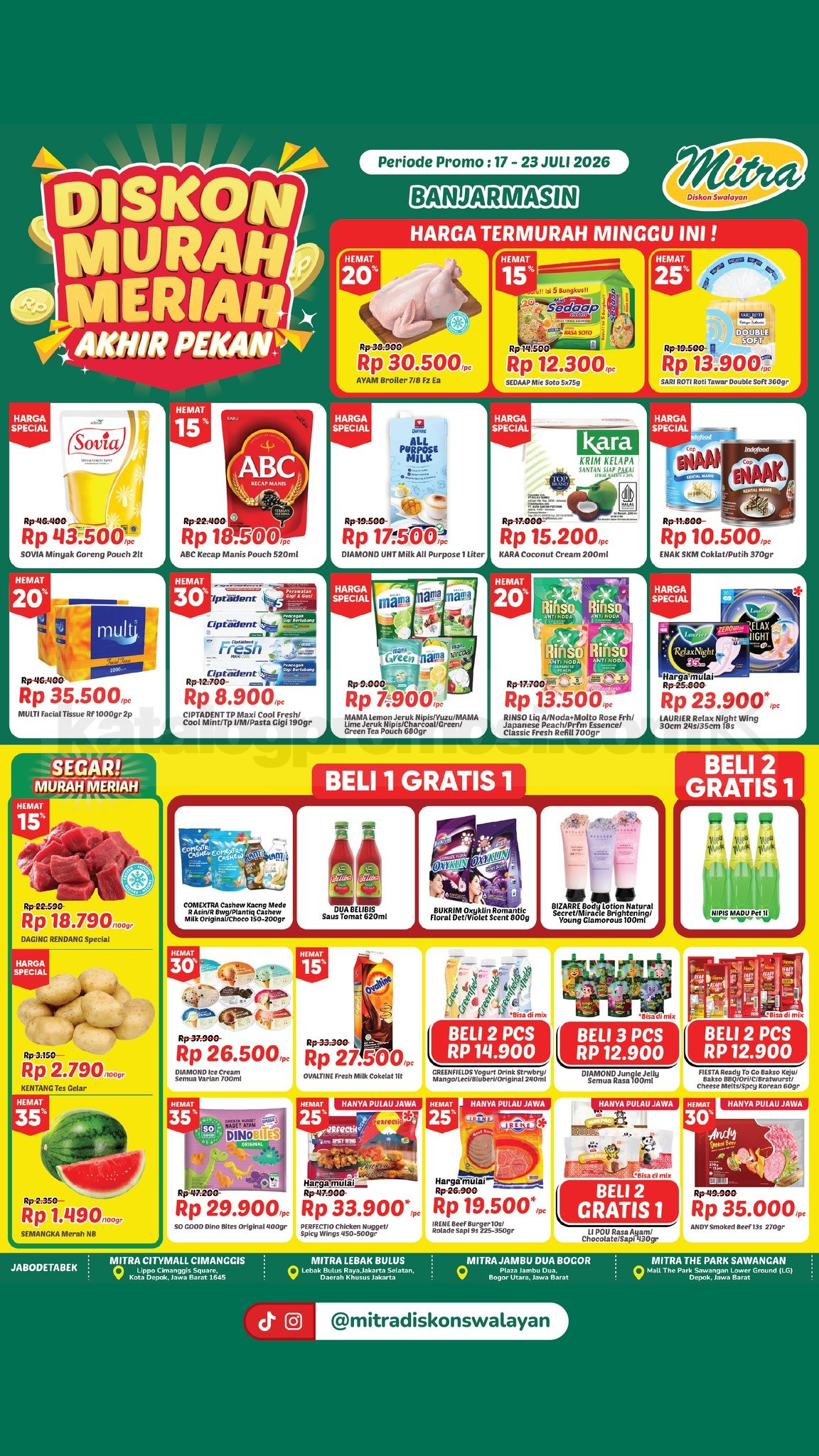 Promo JSM Mitra Diskon Swalayan Akhir Pekan 17-23 Juli 2026