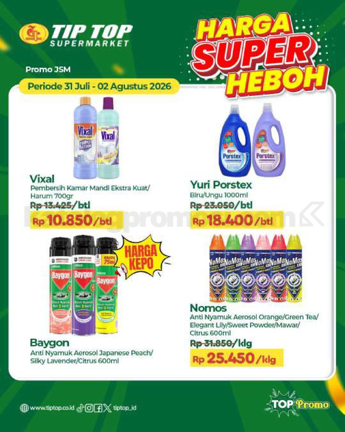 Promo JSM TIP TOP Supermarket 31 Juli - 02 Agustus 2026 Promo JSM TIP TOP Supermarket 31 Juli - 02 Agustus 2026 6