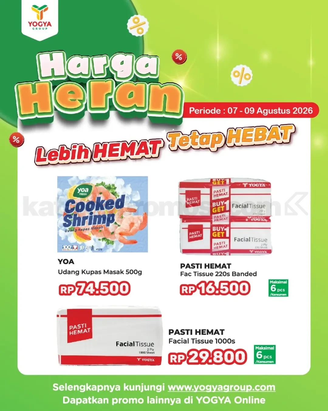 Promo JSM TOSERBA YOGYA HARGA HERAN 07-09 Agustus 2026