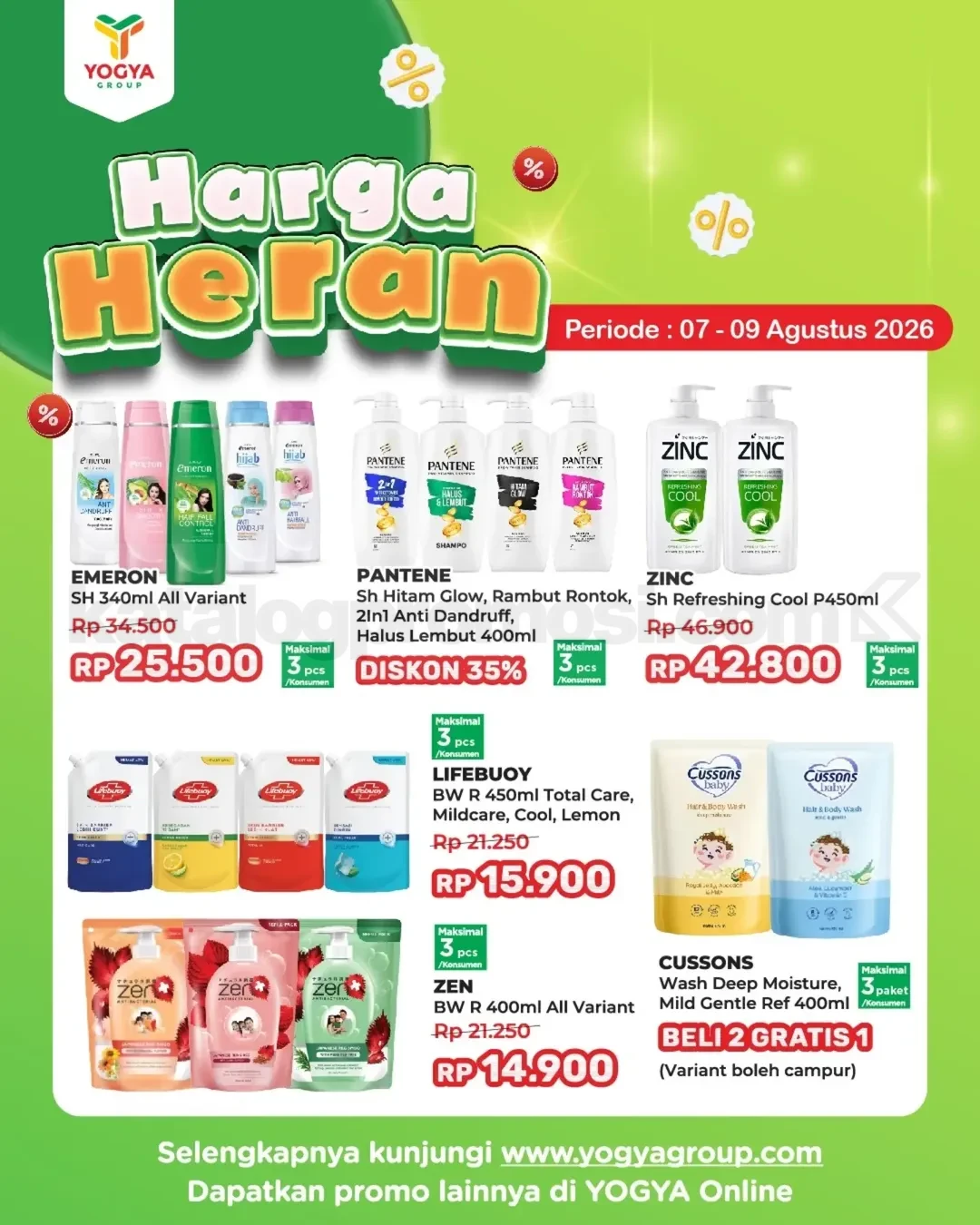 Promo JSM TOSERBA YOGYA HARGA HERAN 07-09 Agustus 2026