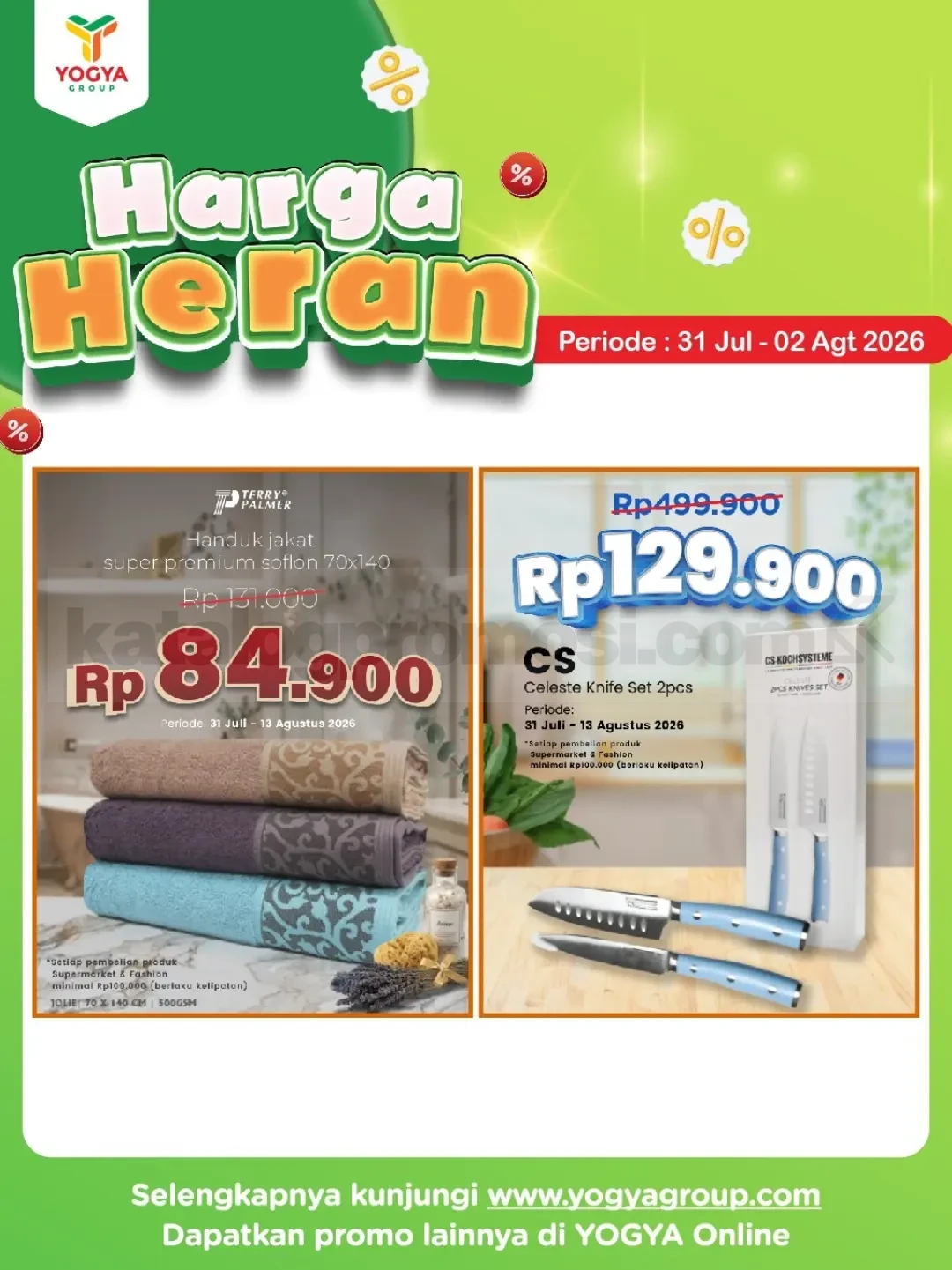 Promo JSM TOSERBA YOGYA HARGA HERAN 31 Juli - 02 Agustus 2026 Promo JSM TOSERBA YOGYA HARGA HERAN 31 Juli - 02 Agustus 2026 9