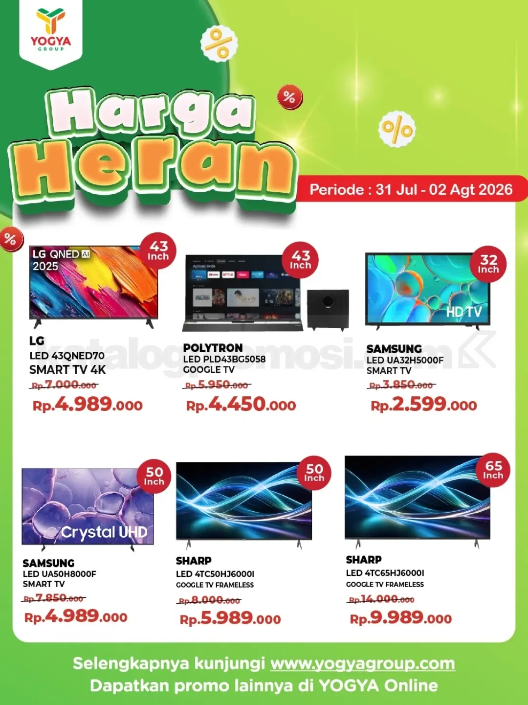 Promo JSM TOSERBA YOGYA HARGA HERAN 31 Juli - 02 Agustus 2026 Promo JSM TOSERBA YOGYA HARGA HERAN 31 Juli - 02 Agustus 2026 10