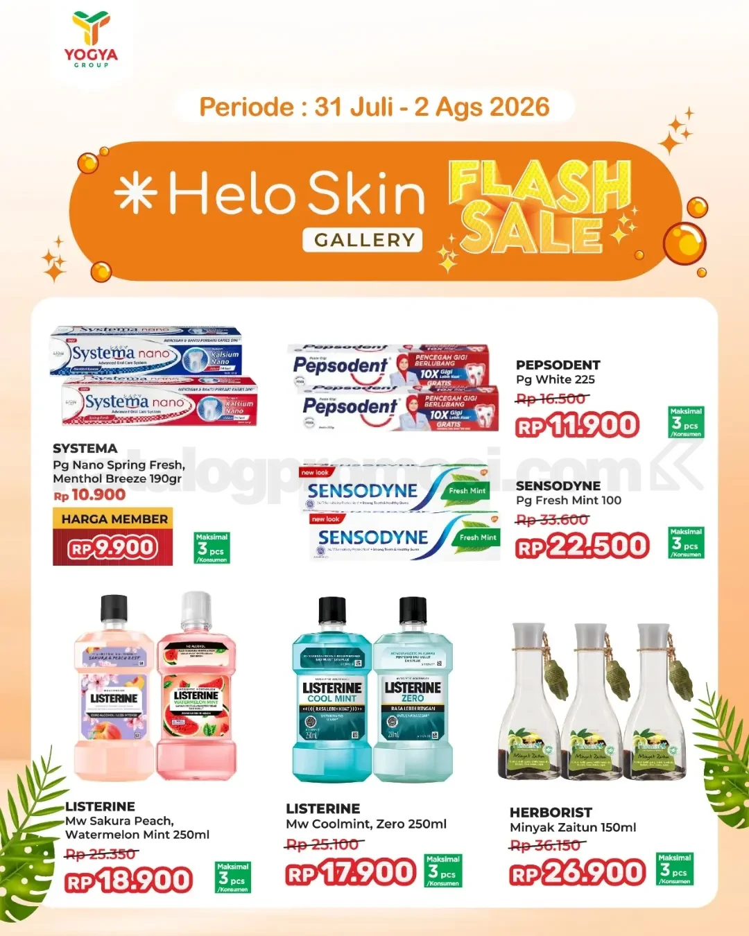 Promo JSM TOSERBA YOGYA HARGA HERAN 31 Juli - 02 Agustus 2026 Promo JSM TOSERBA YOGYA HARGA HERAN 31 Juli - 02 Agustus 2026 16