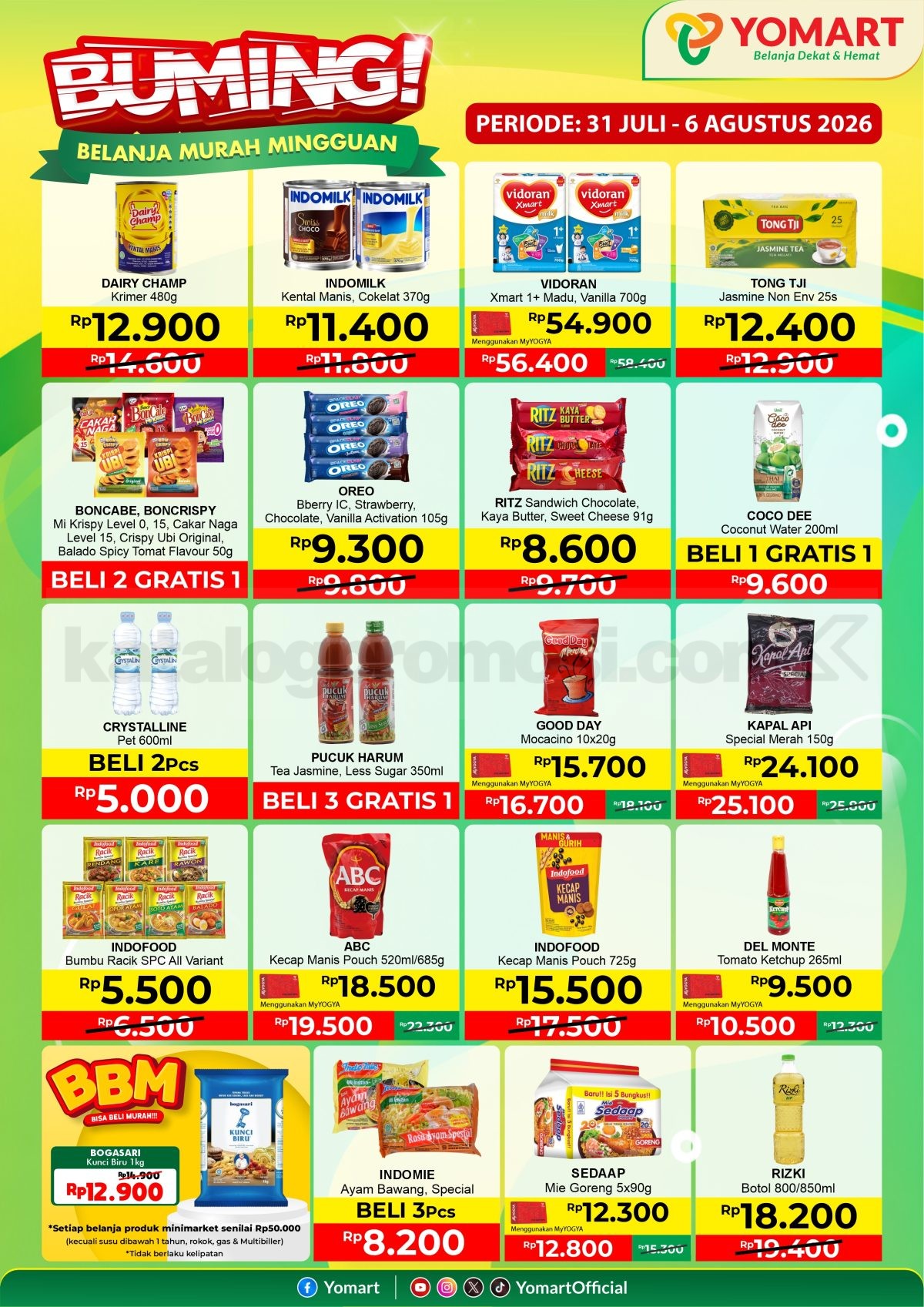 Promo JSM Yomart BUMING 31 Juli - 06 Agustus 2026 Promo JSM Yomart BUMING 31 Juli - 06 Agustus 2026 3