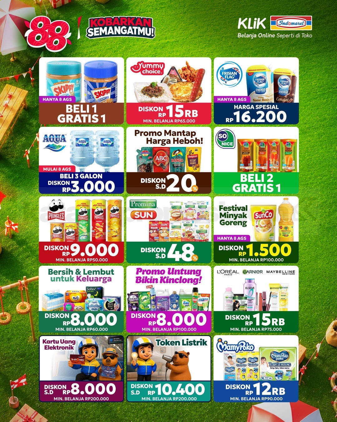 Promo Klik Indomaret 8.8 Double Date Beli 1 Gratis 1 Promo Klik Indomaret 8.8 Double Date Beli 1 Gratis 1 2