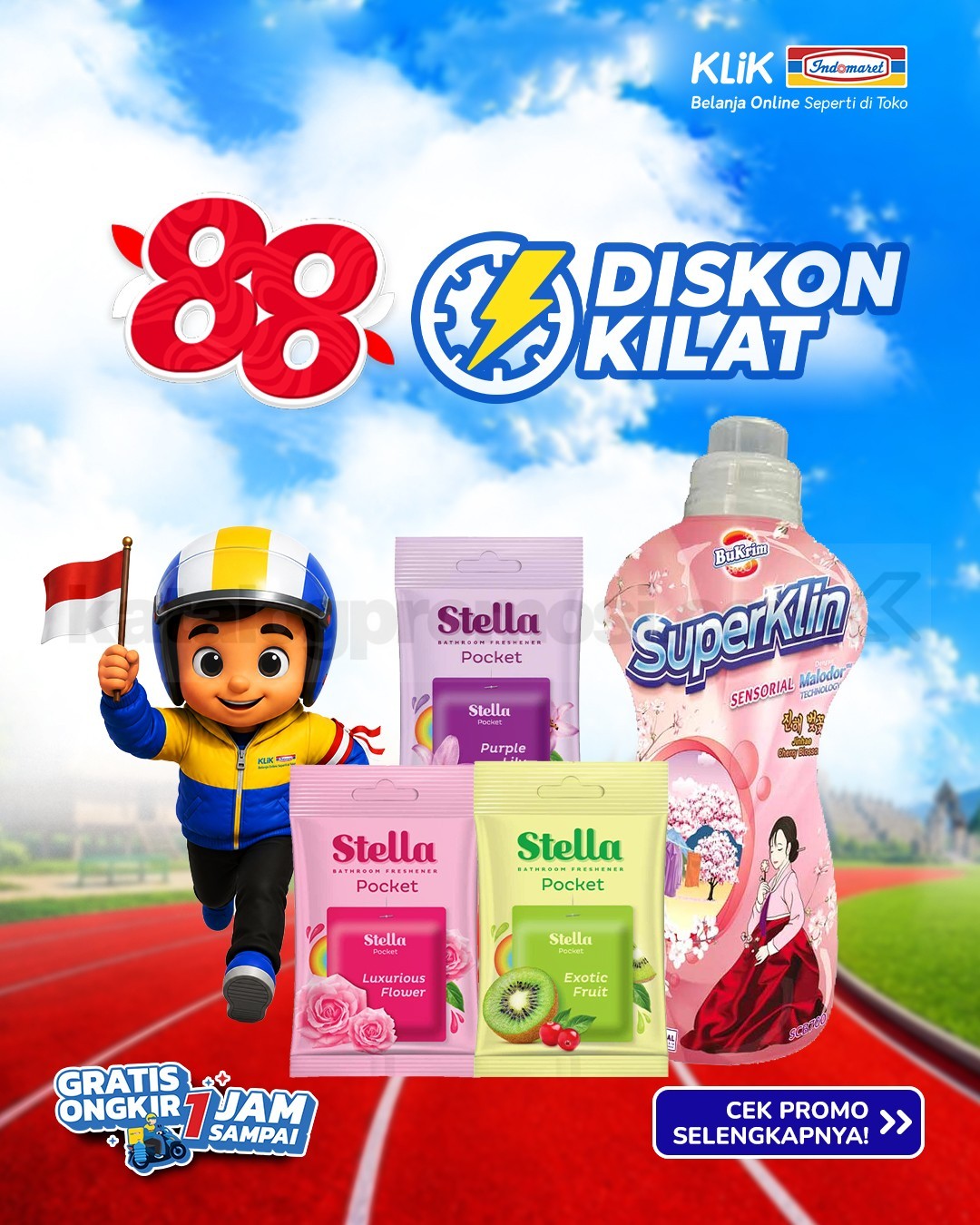 Promo Klik Indomaret 8.8 Double Date Beli 1 Gratis 1 Promo Klik Indomaret 8.8 Double Date Beli 1 Gratis 1 3