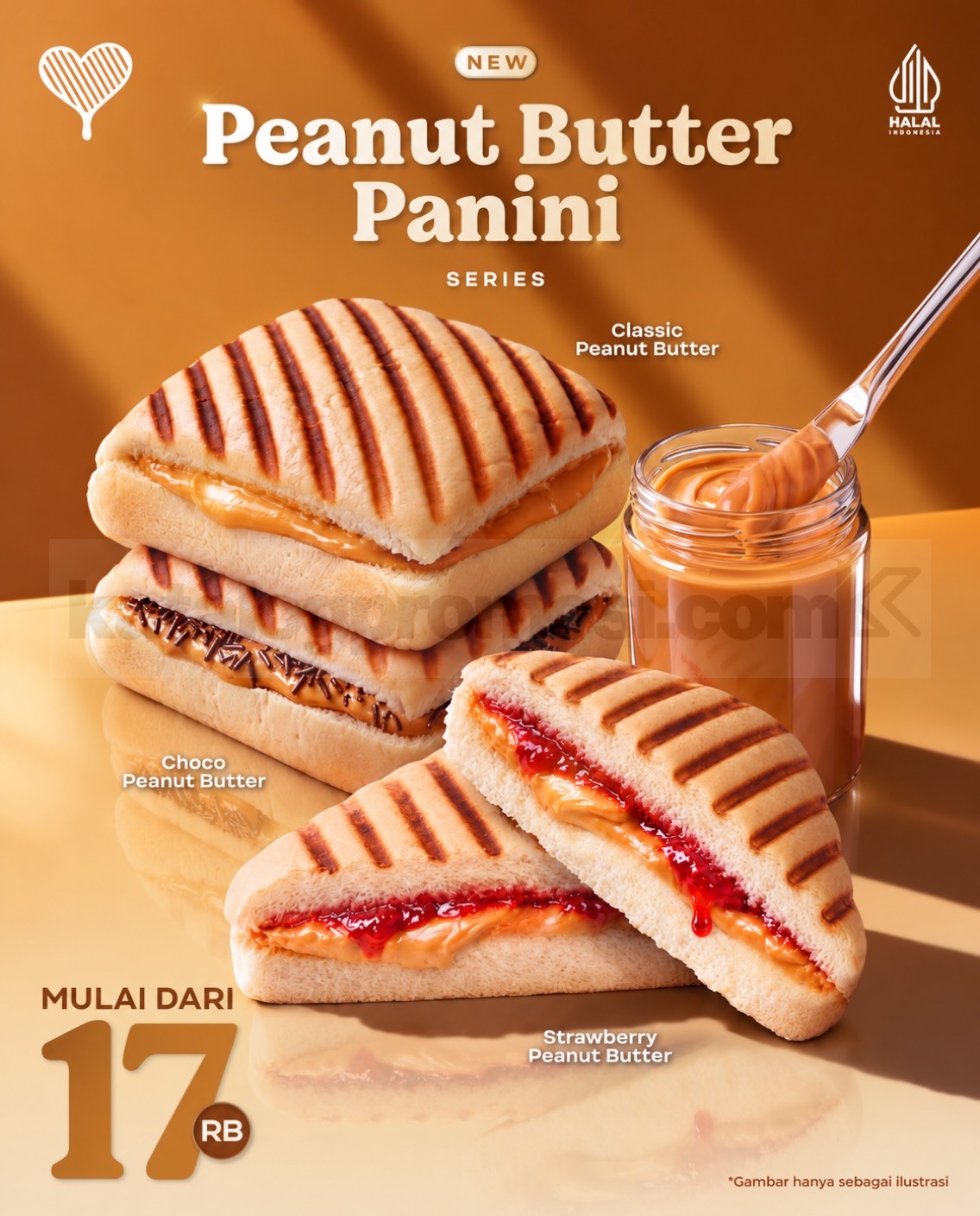 Promo Kopi Kenangan NEW! Peanut Butter Panini Mulai Rp17.000 Promo Kopi Kenangan Peanut Butter Panini mulai Rp17.000 dengan varian Classic, Choco, dan Strawberry Peanut Butter.