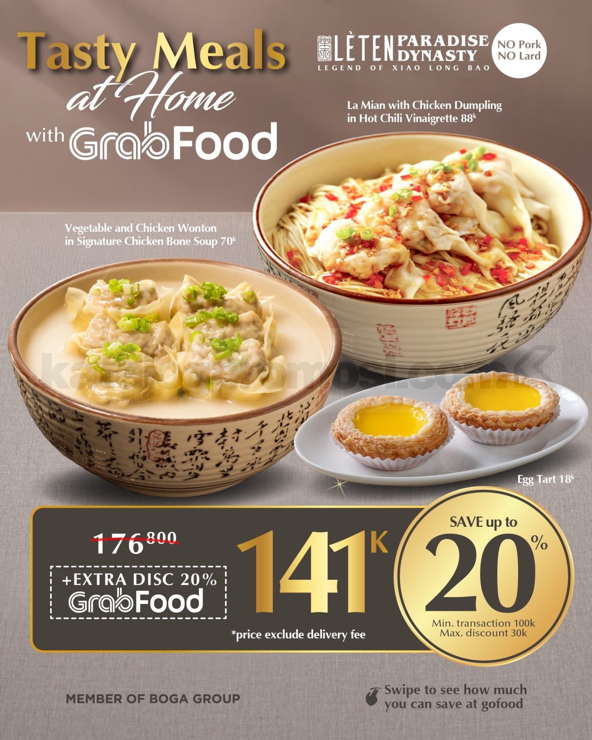 Promo Leten Paradise Dynasty Delivery Diskon hingga 40%