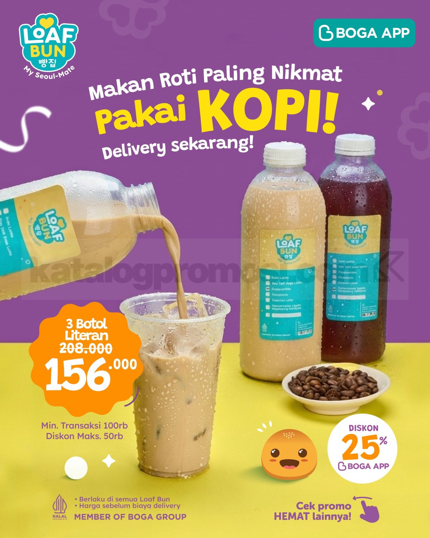 Promo Loaf Bun Delivery Diskon hingga 50%