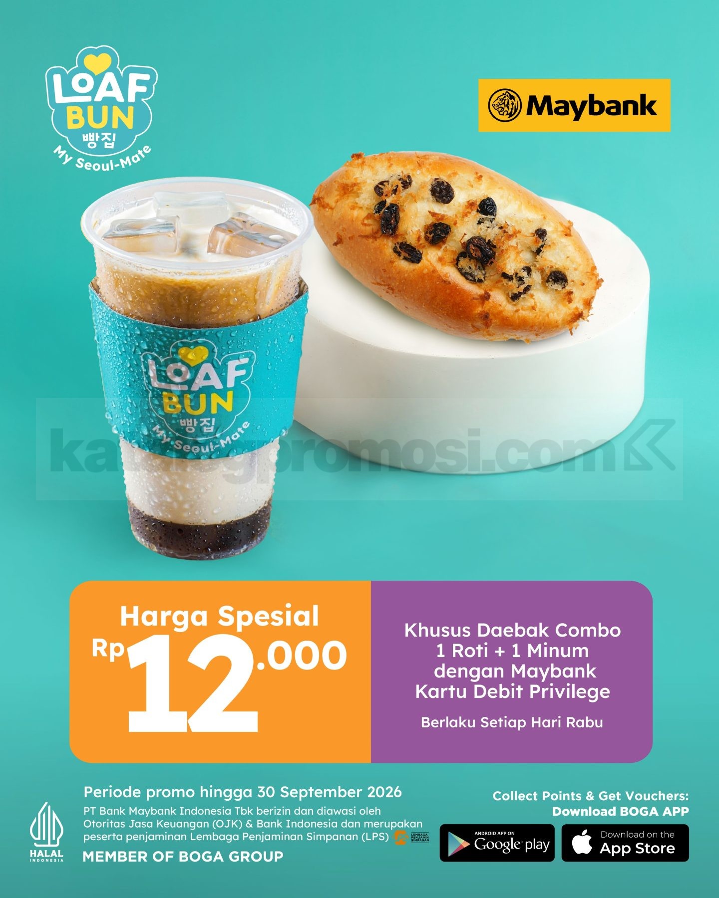 Promo Loaf Bun Diskon Hingga 30% Pakai Kartu Bank