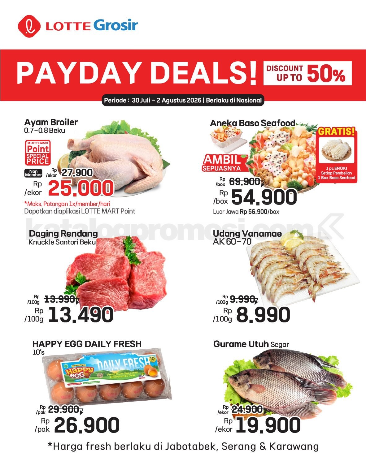 Promo LOTTE GROSIR HITS AKHIR PEKAN 30 Juli - 02 Agustus 2026 Promo LOTTE GROSIR HITS AKHIR PEKAN 30 Juli - 02 Agustus 2026 2
