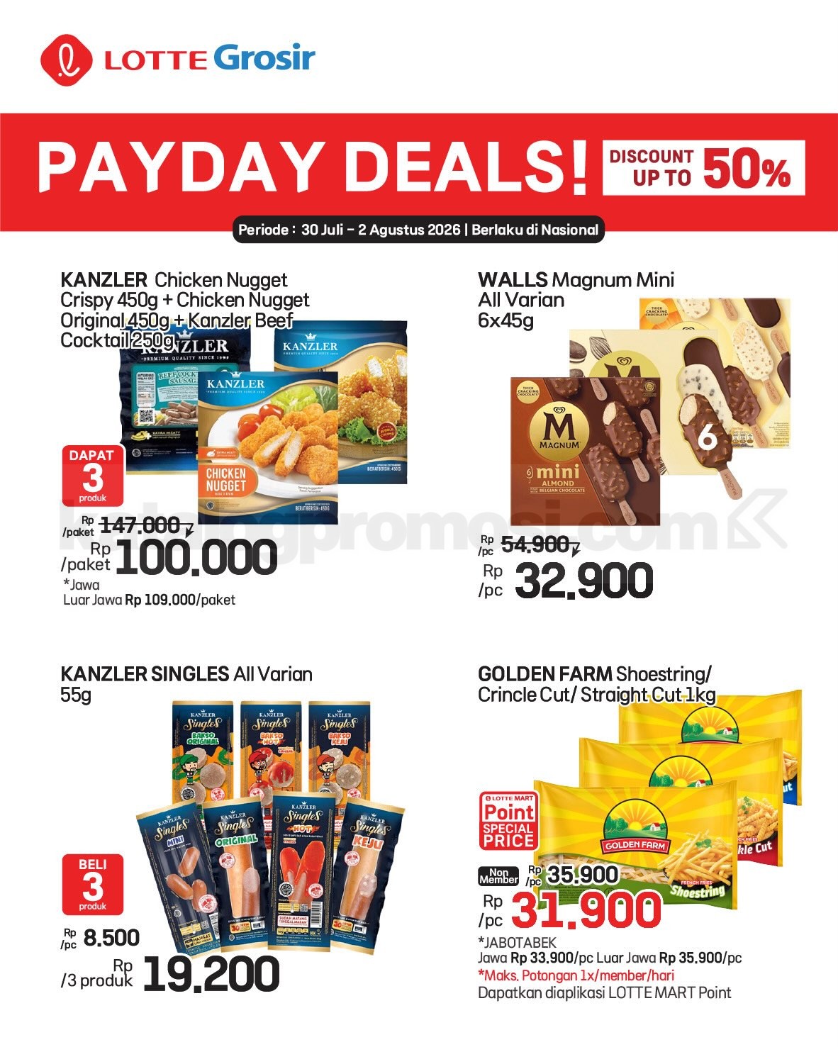 Promo LOTTE GROSIR HITS AKHIR PEKAN 30 Juli - 02 Agustus 2026 Promo LOTTE GROSIR HITS AKHIR PEKAN 30 Juli - 02 Agustus 2026 3